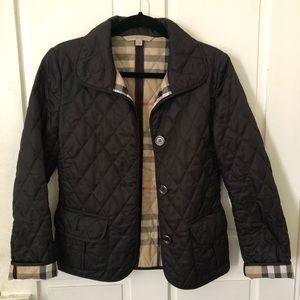💯 Authentic BURBERRY Diamond Quilted Jacket